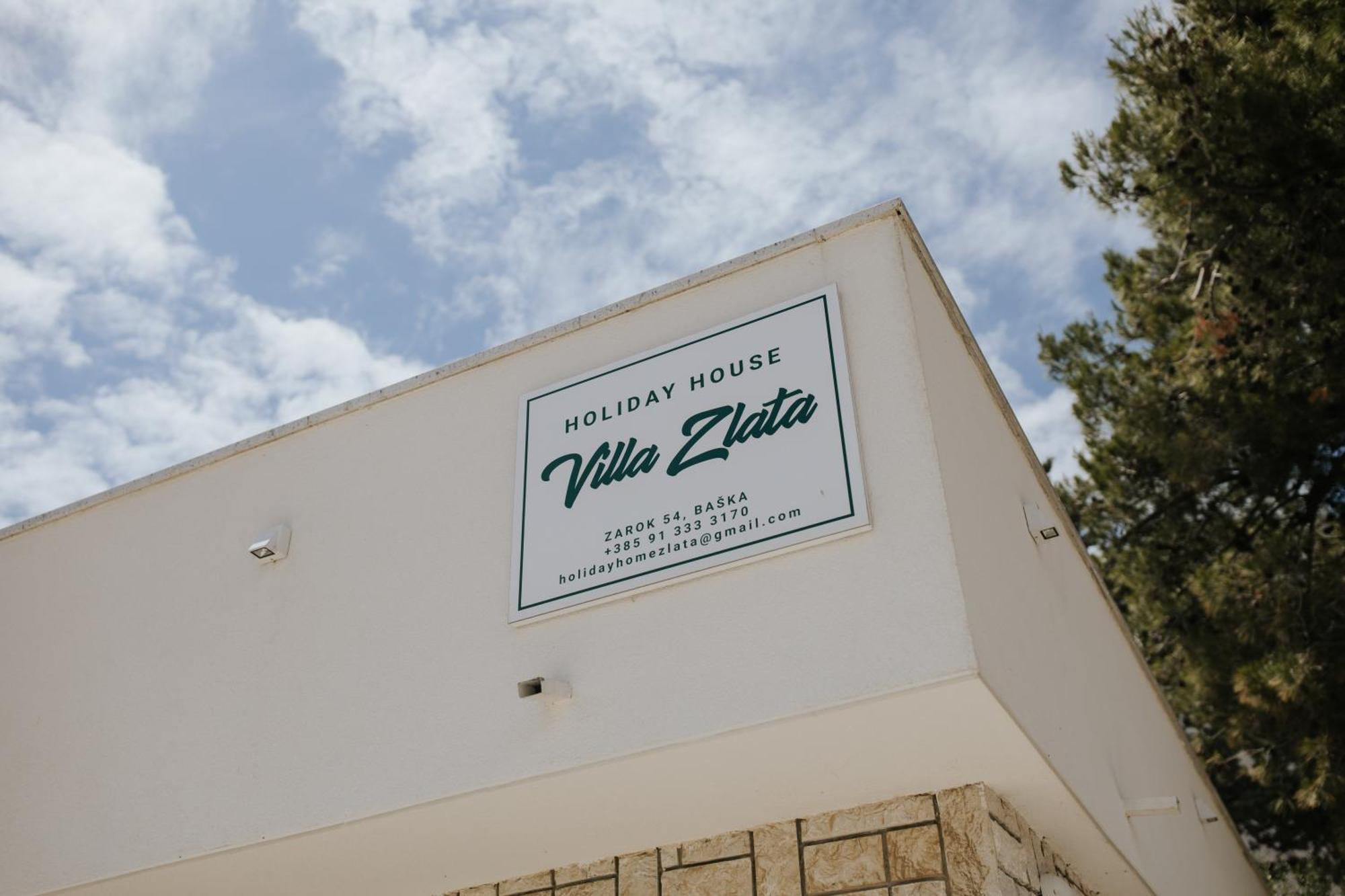 Villa Zlata - Holiday House Baška Exteriör bild